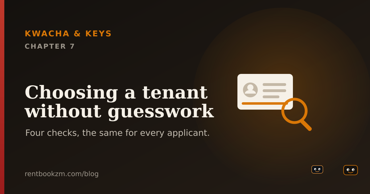 Choosing a Tenant Without Guesswork